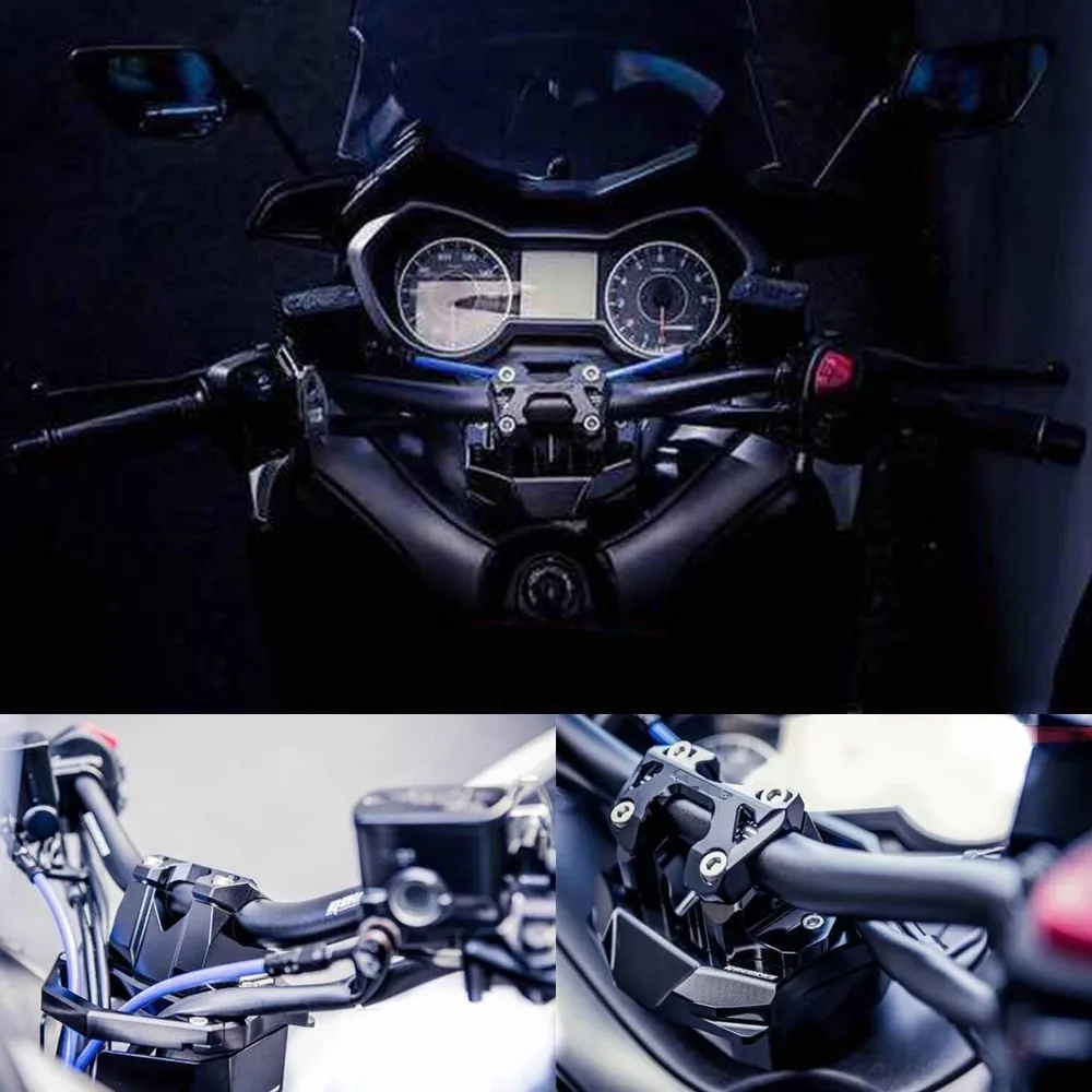 

Modified Motorcycle direction fix handel lever bar clamp stable balance bracket CNC bracket set For Yamaha XMAX X-MAX 250 300