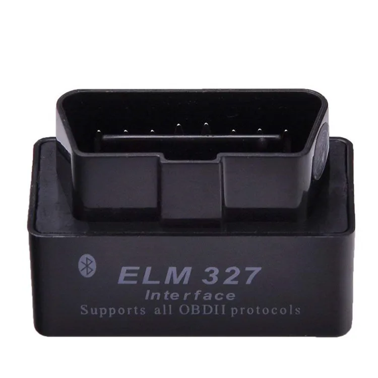 Черный Мини ELM327 Bluetooth V2.1 автоматический считыватель кодов работает на Android Symbian FW V2.1 Bluetooth OBD2 сканер адаптер