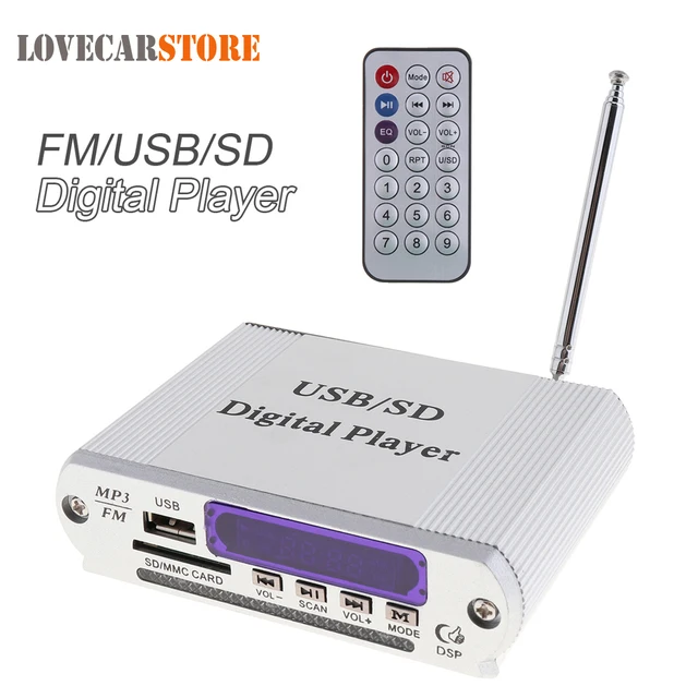 Special Price Mini LED Level Display Digital Motorcycle Auto Car Power Amplifier Audio Music Player Support FM MP3 SD USB with Remote Control Special Price Mini LED Level Display Digital Motorcycle Auto Car Power Amplifier Audio Music Player Support FM MP3 SD USB with Remote Control