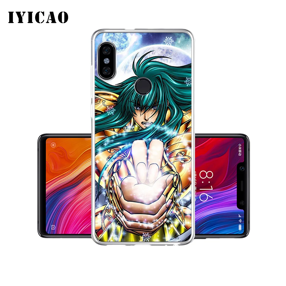 IYICAO мультяшный Мягкий силиконовый чехол для телефона Saint Seiya Xiaomi Mi 9 8 SE 6 A1 A2 Lite F1 MIX2S