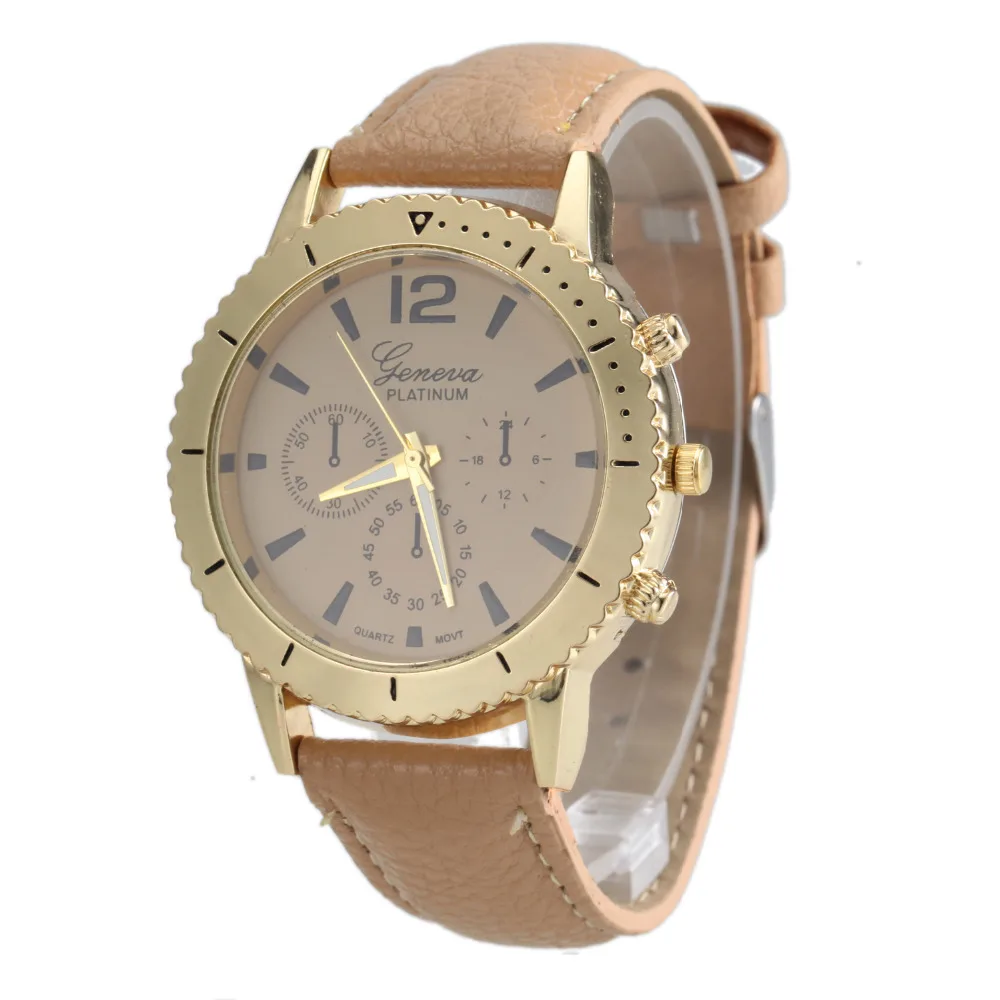 2016 Luxury Brand Woman Watch Geneva Platinum Fashion ...