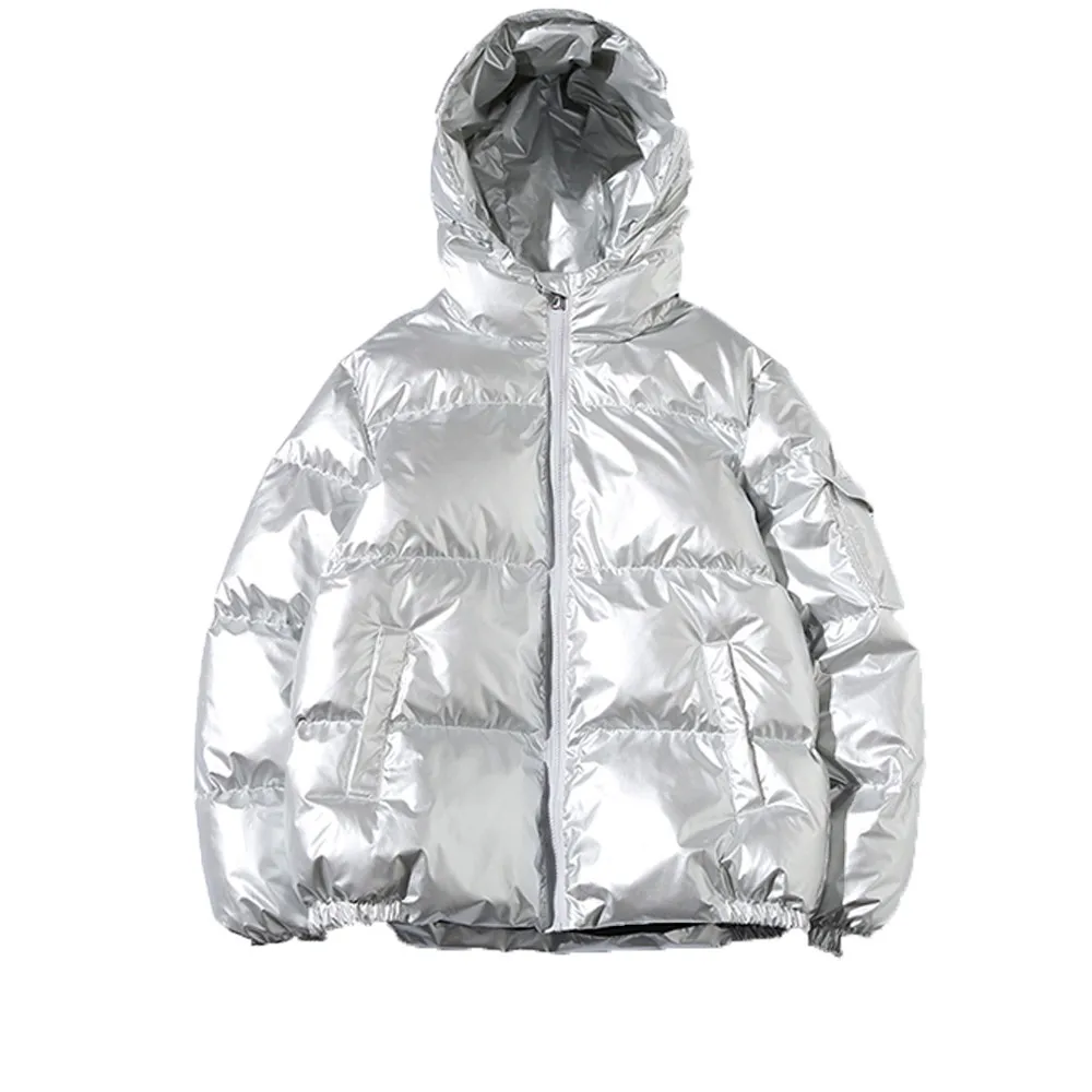 Новое зимнее теплое пальто с длинным рукавом капюшоном и карманами для мужчин