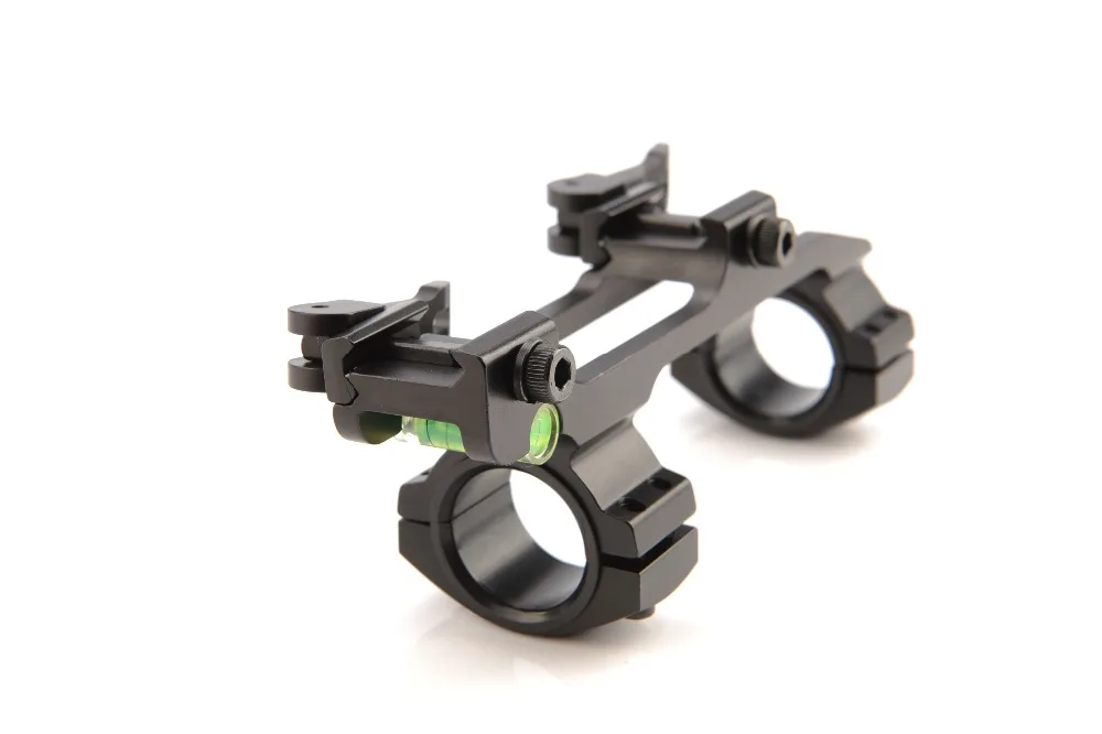 Base de Montagem com Espírito Acessório para a Caça Picatinny Trilho Âmbito Anel qd Buble Nível Arma 30mm - 25.4mm 13 Cheap Acessórios e suporte de extensão