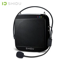 SHIDU Wired Portable Voice Amplifier USB Speaker Full Range Speakers Lautsprecher For Teachers Tour Guide Yoga Instructors S512 shidu ultra wireless portable uhf mini audio speaker usb lautsprecher voice amplifier for teachers tourrist yoga instructor s615
