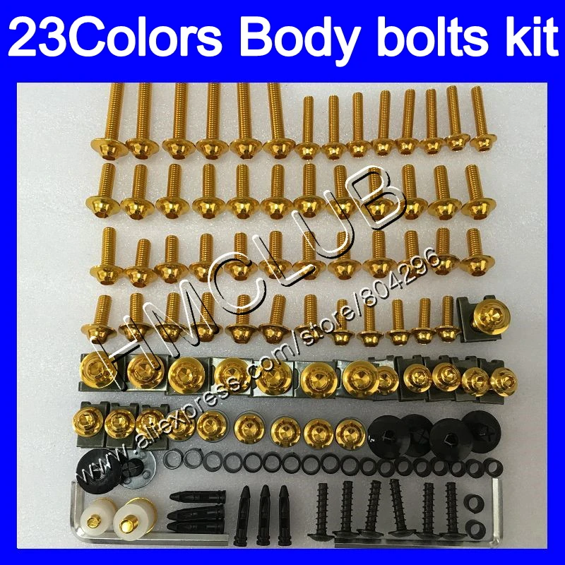 Полный Комплект болтов обтекателя Для SUZUKI Katana GSXF750 GSX600F 03 04 05 06 07 2003 2004 2005 винты с