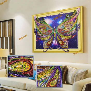 

Special-shaped DIY Diamond Painting European Landscape Butterfly Full Diamond Cross Stitch kits Point Sticker Decorative Sticker