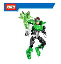 The Avengers Green Lantern Building Bricks Blocks Marvel Super Hero Action Figures Toy Hero Factory