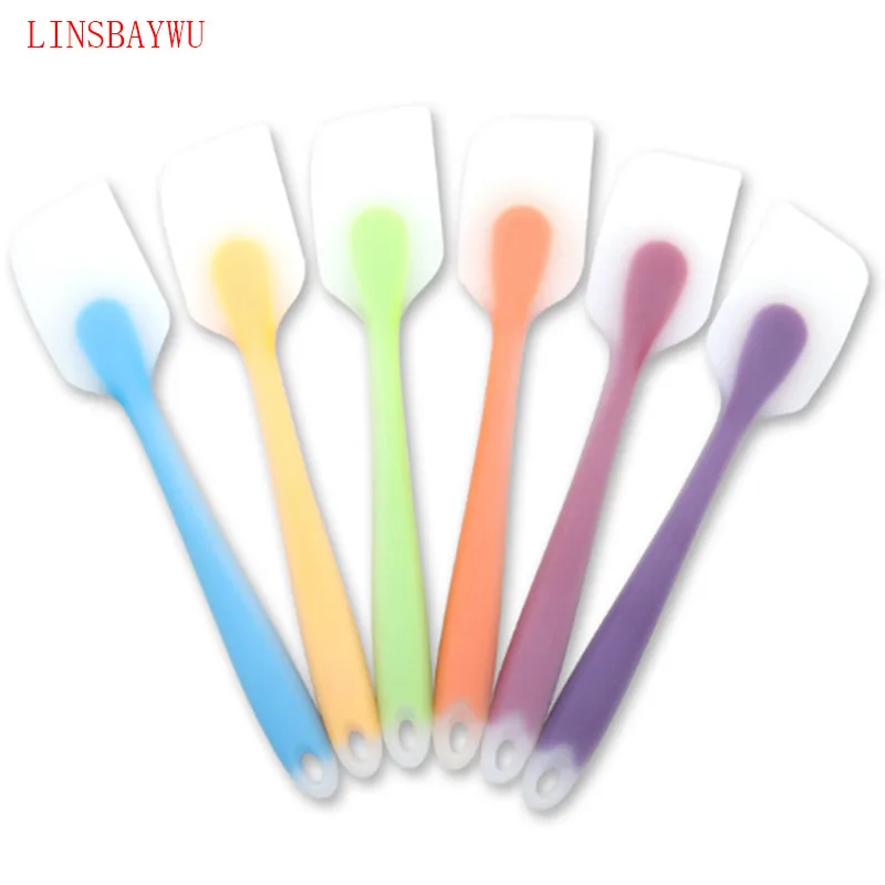  LINSBAYWU Kitchen Cream Butter Cake Spatula Silicone Spatula Baking Butter Scraper Cooking Cake Kit