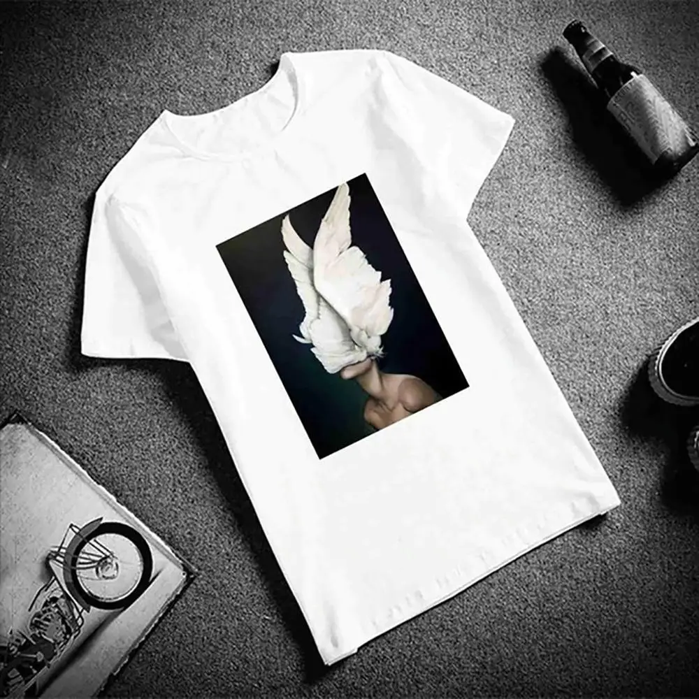 Женская Винтажная футболка с круглым вырезом и коротким рукавом повседневный