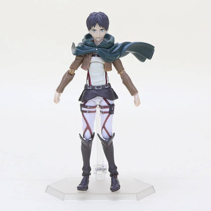 14 см аниме атака на Титанов фигурка Shingeki No Kyojin Mikasa Ackerman 203 Levi Figma 213 Eren 207 Figma ПВХ Модель игрушки