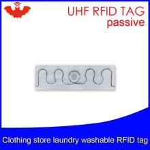 UHF RFID бирка Прачечная Одежда моющиеся Жаростойкие 915 868 860-960 м Impinj Monza 4QT EPC Gen2 6C смарт-карты пассивные RFID метки