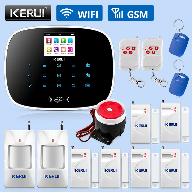 

KERUI G19 Wireless Alarm Systems Security Home GSM Motion Sensing Alarm Leakage alarm Gas leak alarm Kit