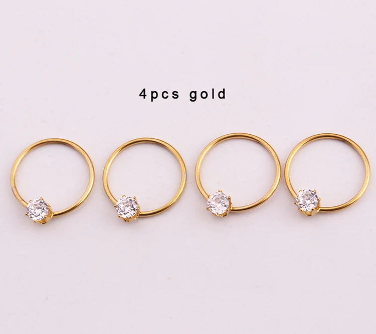 4pcs gold