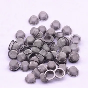 

100 Mesh Pipe Stainless Steel Filter Mesh Edge Filter Combustion Network Crystal Cigarette Holder Filter 10 Pcs/sets