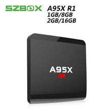 A95X R1 Amlogic S905W Android 7.1 Smart TV Box 1GB+8GB 2GB+16GB Quad Core Mini Set Top Box WiFi HDMI 4K H.265 Media Player