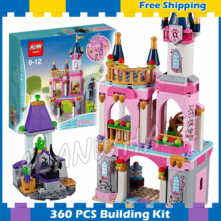

325pcs Princess Friends Sleeping Beauty's Fairytale Castle Aurora 25012 Model Building Blocks Gifts sets Compatible With Lego