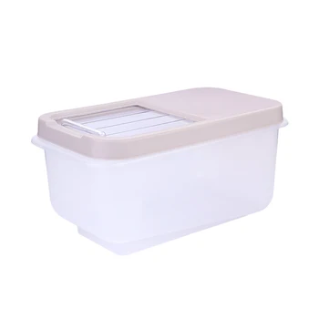 

Sealed Rice Bucket Storage Box Flour Bucket Rice Cylinder For Home Kitchen