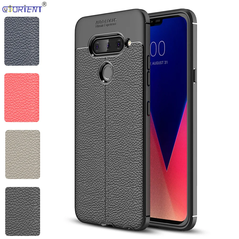 Противоударный матовый чехол LG V40 ThinQ мягкий силиконовый бампер для V 40 | Бамперы -32961059454