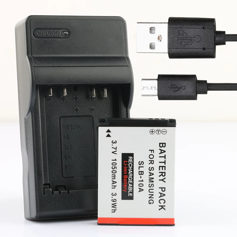 Аккумулятор и зарядное устройство LANFULANG SLB 10A SLB10A для Samsung L210 L310W M100 M110 M310W P1000 P800 PL50