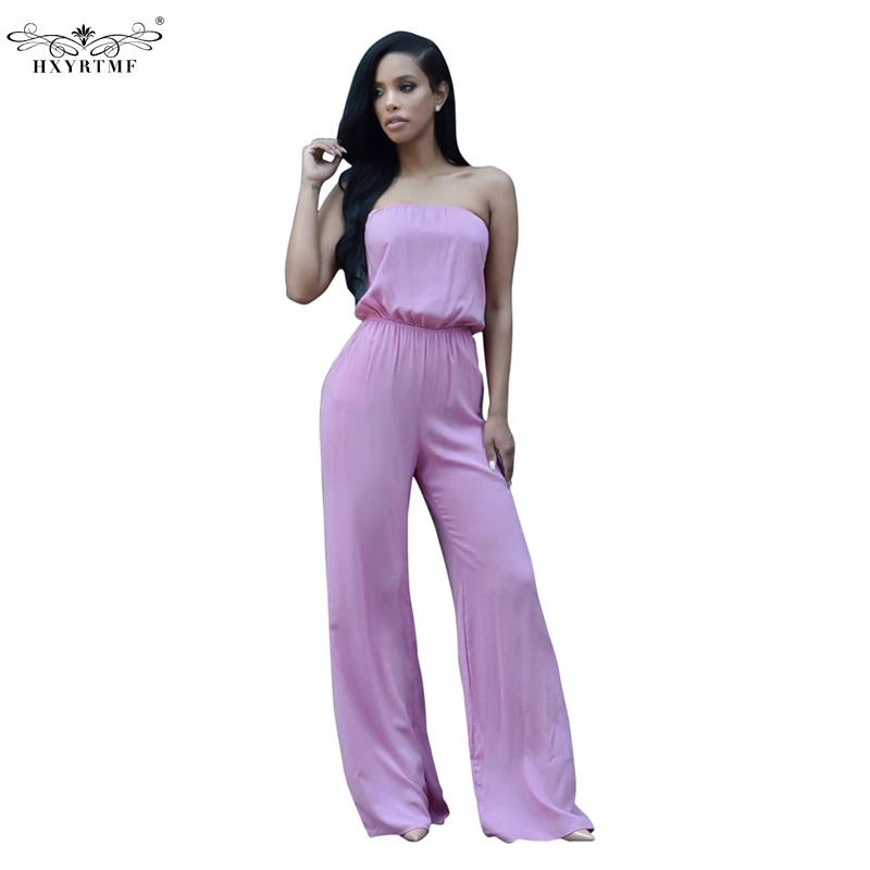 tube top pants jumpsuit