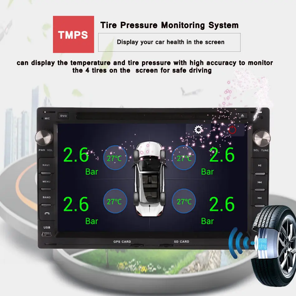 Perfect 1024*600 2GB RAM Android 7.1 Car DVD GPS For VW Glof Bora Passat Mk5 Golf Mk4 Polo Jetta Seat Bluetooth Radio Disc Player 2 DIN 18