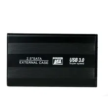 Aluminum Alloy External HDD Caddy 2.5inch SATA Interface USB 3.0 Speed 6Gb/s SSD Hard Drive Case