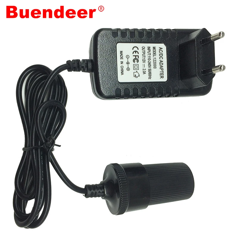 Buendeer Mini 2A 110/220V от переменного тока до постоянного 12V 24W автомобильный сигаретный