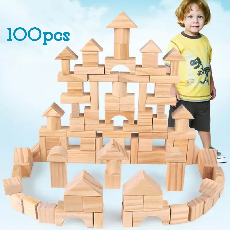 wooden building toys for kids
