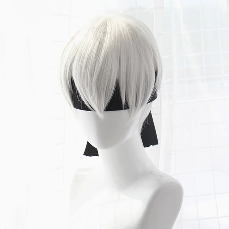 High quality YoRHa No.2 Type B 2BYoRH 2A 9S 2B wig Cosplay Wig NieR:Automata Costume Play Wigs Costumes Hair +Wig Cap