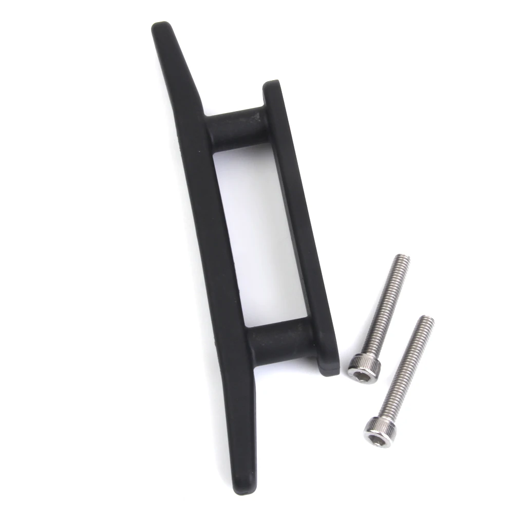 

Black Kayak Boat Canoe Mooring Deck Mount Anchor Cleat With Screws And Nuts