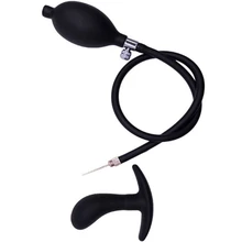 Inflatable Silicone Anal Dildo Prostate Dilator Anal Plug Butt Massager Gay Anal Balls Masturbator Anal Expandable