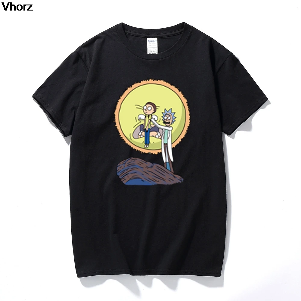 

New fashion rick and morty t-shirt new summer funny cartoon free rick print t shirt men short sleeve brand clothing t shirt