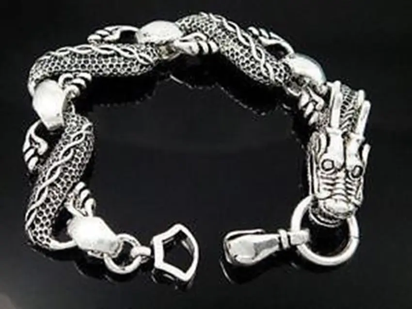 Wholesale price 16new ^^^^Beautiful Tibet SILVER VINTAGE DRAGON CHARM