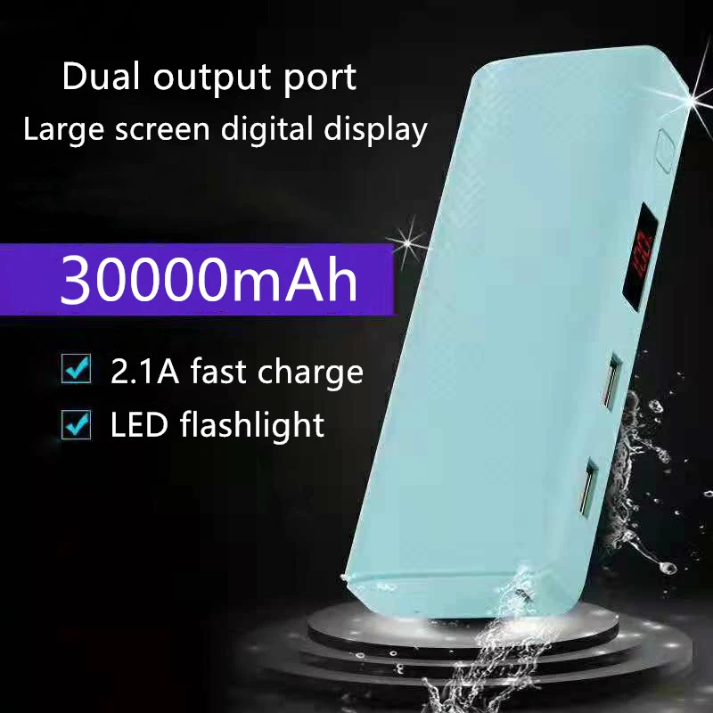 Soodoo 10000mah внешний аккумулятор PoverBank 2 USB lcd power Bank