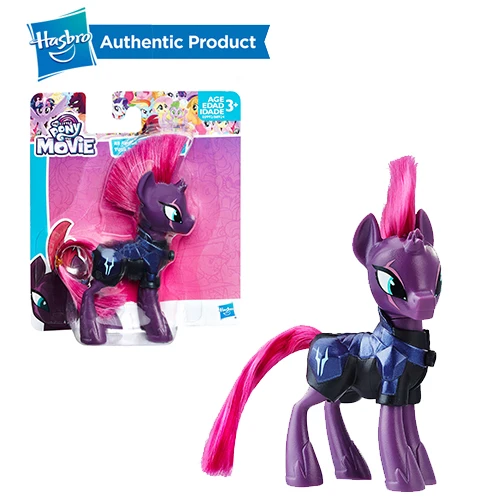 FurReal Friends, My Little Pony с рисунком из мультфильма «Мой Маленький Пони» друзей 3-дюймовая пленка маленькие пони всех цветов радуги; платье в серии «Lyra Heartstring редкость фигурка коллекционная игрушка - Цвет: TEMPEST SHADOW