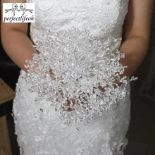 Perfectlifeoh bruiloft bruidsboeket Свадьба bruiloft bruidsboeketRhinestones/Свадебный букет со стразами