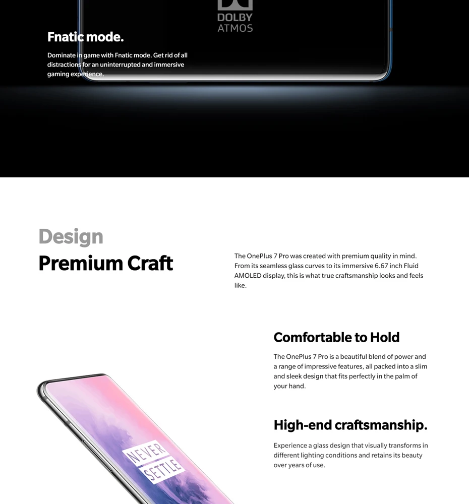 one plus cell phone Global ROM Oneplus 7 Pro 6GB 128GB Smartphone Snapdragon 855 6.67" AMOLED Screen 48MP Triple Camera 30W Charger NFC 4000mAh oneplus best smartphone