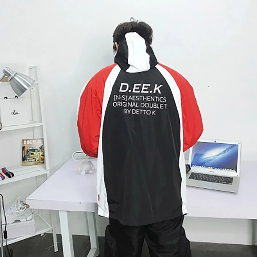 Long Jacket Men Oversized Hip Hop Streetwear College Windbreaker Jacket Anorak Summer Hoodie Korean Fashion Clothing 2018 4Jk Long Jacket Men Oversized Hip Hop Streetwear College Windbreaker Jacket Anorak Summer Hoodie Korean Fashion Clothing 2018 4Jk