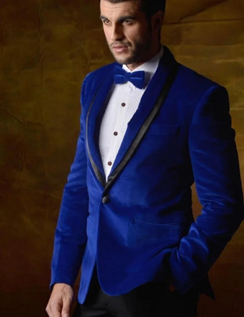Nuovo Arrivo Testimoni dello sposo Scialle Risvolto Sposo Smoking di  Velluto Abiti da Uomo Matrimonio Uomo Migliore (Jacket + Pants + Tie +  Hankerchief) B717|mens suits wedding|suit weddingbest men suits - AliExpress