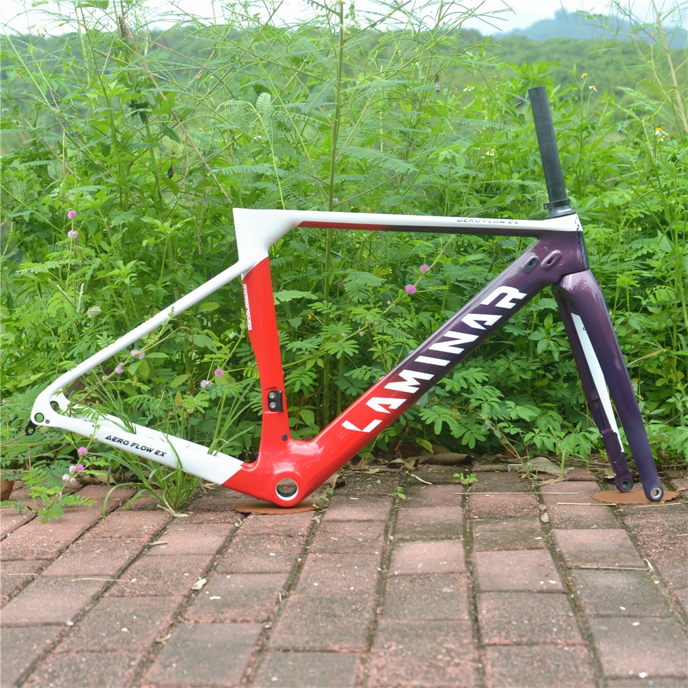 

LAMINAR AERO FLOW High rigidity Carbon fiber Disc brake ROAD Frame UCI Authentication