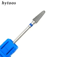 HYTOOS Tungsten Carbide Nail Drill Bit 3/32″ Rotary Burr Bits For Manicure Nail Drill Accessories Nail Beauty Tool-L0413P