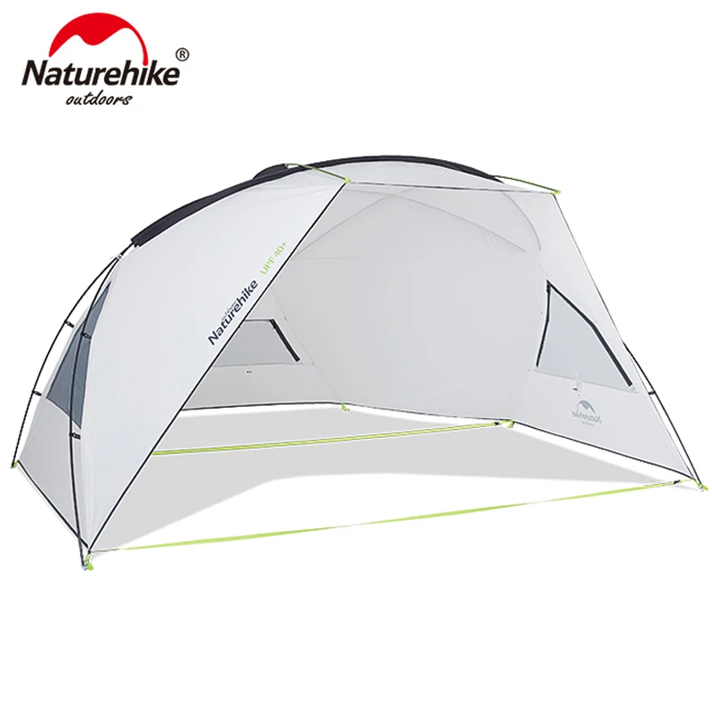 Naturehike Gnie пляжный тент с полюсами палатку солнце тент укрытие UPF40 NH18Z001-P