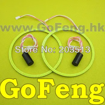 

10x70MM DC12-30V COB CAR LED Angel Eyes ring Halo Ring Halo Light 70MM LED ANGEL EYES KIT waterproof White