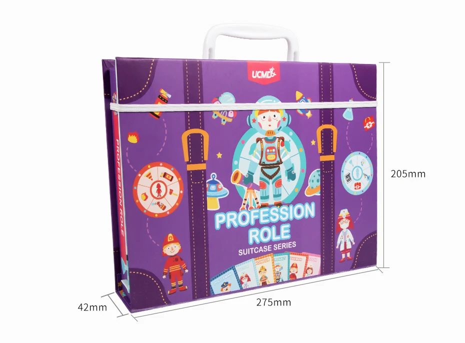 Magnetic 3D Puzzle Profession Role Jigsaw Toys Who Am I Game Puzzles Characters Learning Educational Toys for Kids Child Gift930_16