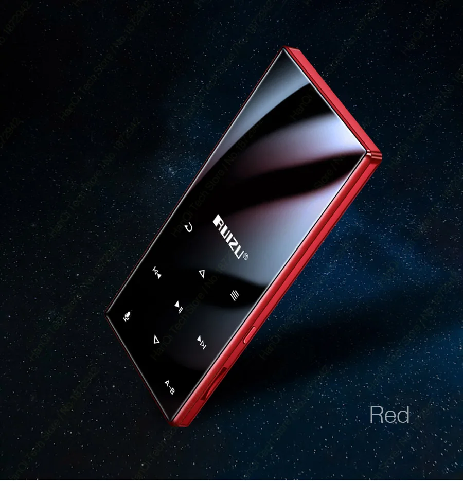 RUIZU D29 Bluetooth MP3 Player Portable Audio 8GB Music Player With Built-in Speaker Support FM,Recording,E-Book,Clock,Pedometer