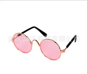 

for barbie sunglasses Doll glasses 6 points barbie doll accessories fashion round frame glasses girl toys