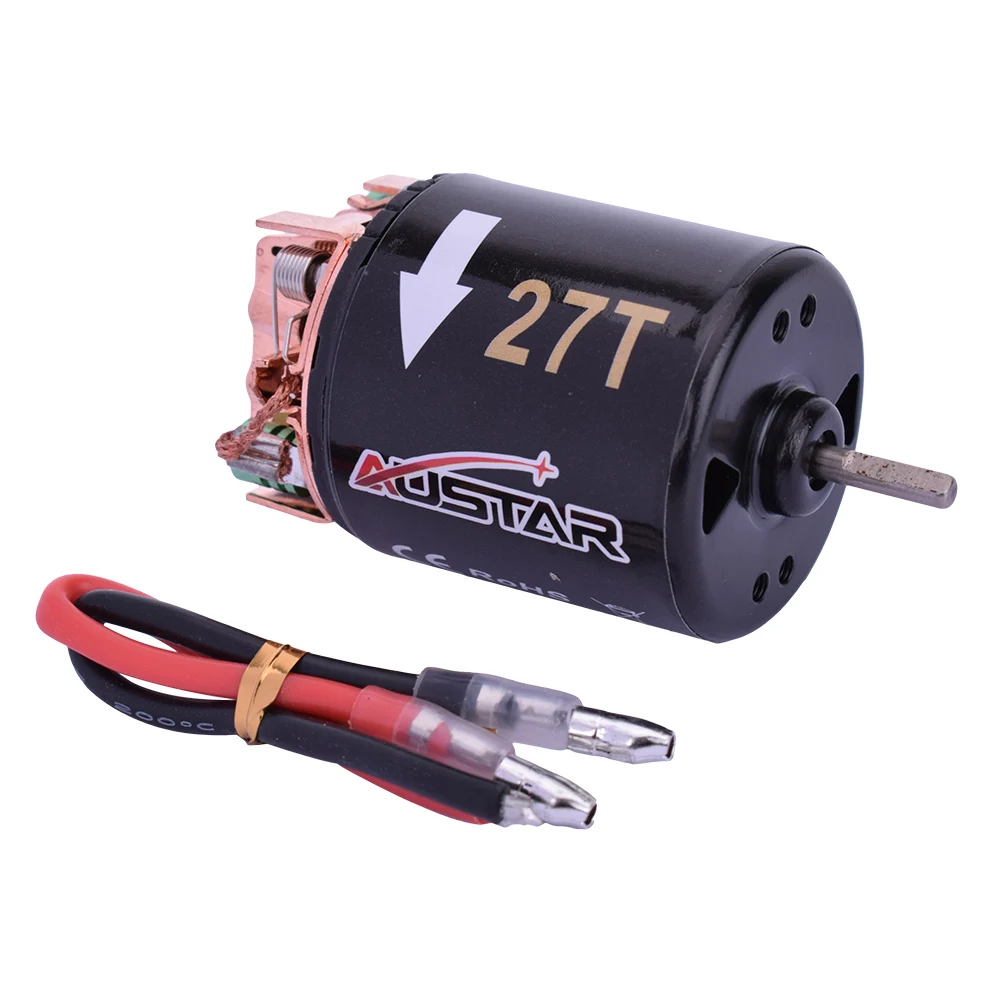 AUSTAR RS 540 27T 3 17 мм модифицированный щеточный двигатель для 1/10 Axial SCX10 RC4WD D90|Детали и