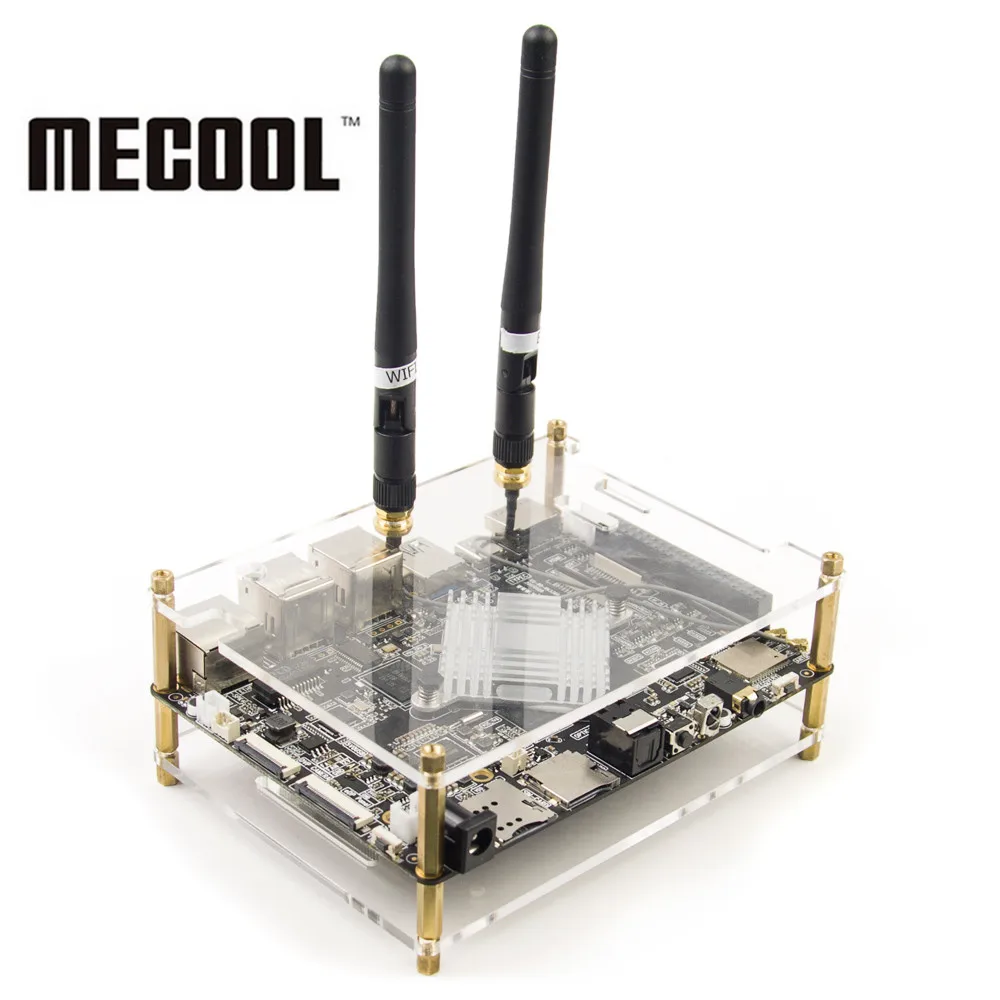 

Original Mecool VS RK3399 DIY RK3399 Mali-T860 TV Box Super Development Board 4K HD Android 7.1 Smart Media Player Set Top Box