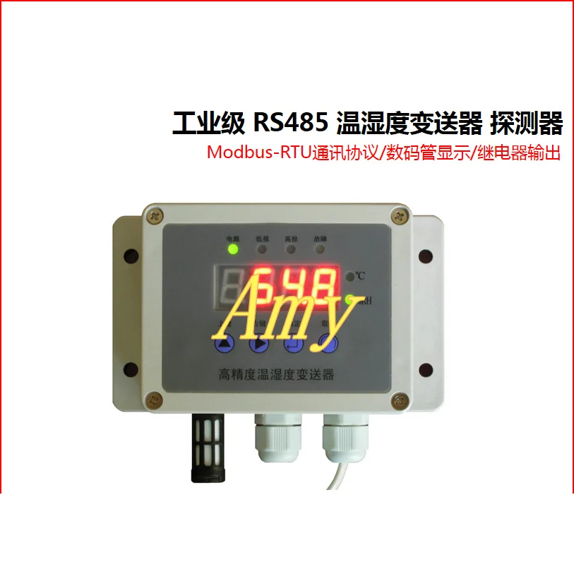 

Internet of things temperature and humidity transmitter RS485 digital tube display Modbus-RTU communication protocol TD200A