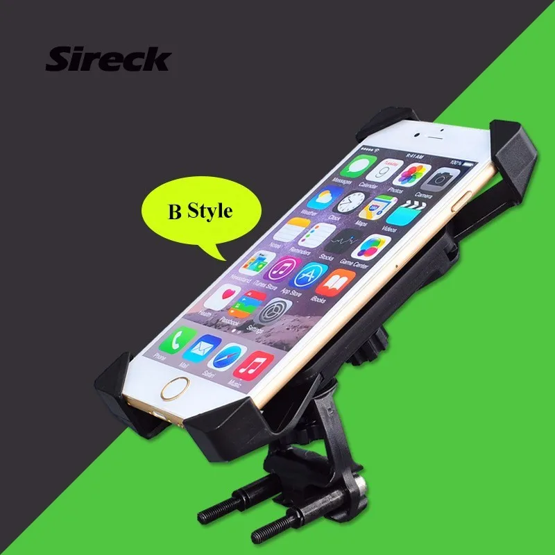 Sale Sireck Bike Phone Holder  3.5"-7" Adjustable Smart Mobile Cell Phone Holder Cycling Front Handlebar Bag Bike Phone Stand Case 4